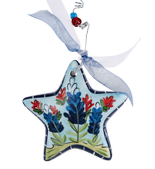 Texas Souvenir Bluebonnet Ornament