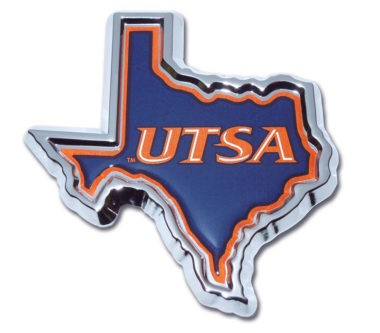 Texas at San Antonio Chrome Emblem
