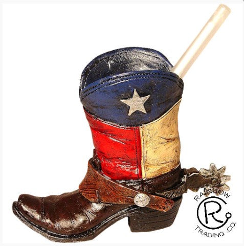 Texas Flag Pen Holder