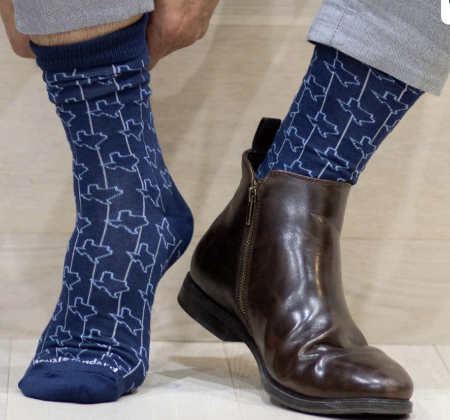 Men's Texas Socks Navy