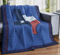 Texas Flag Map Decorative Throw Quilt