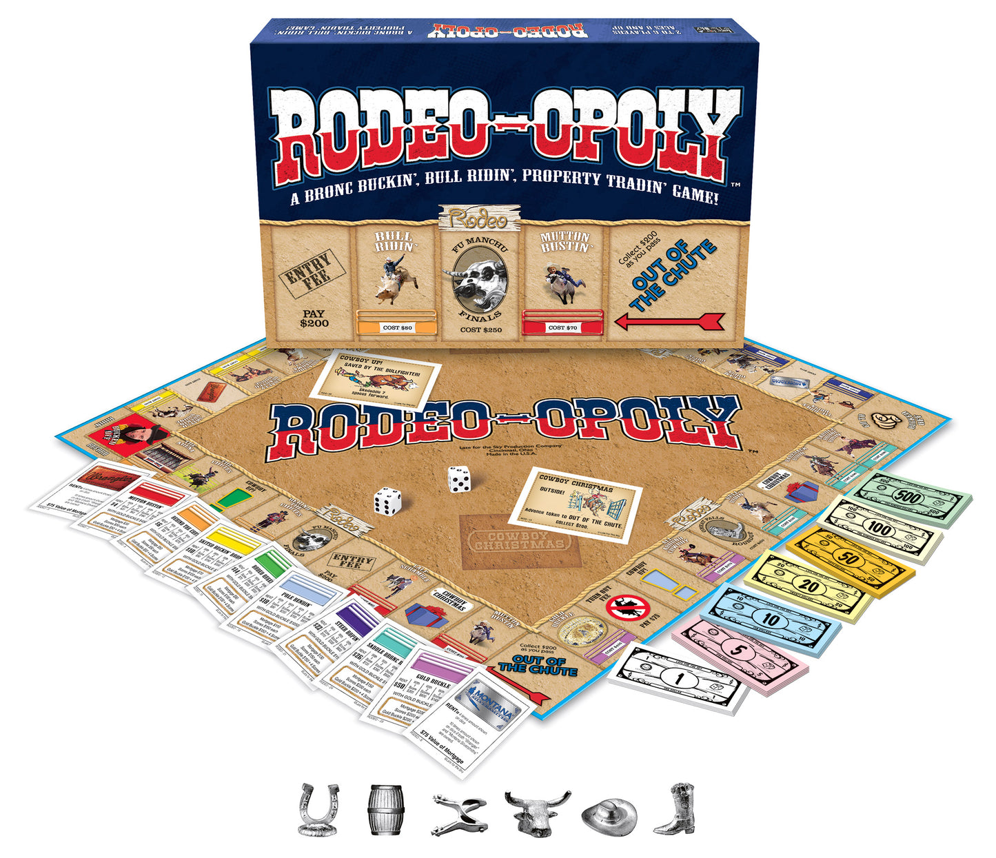 Rodeo-opoly Board Game