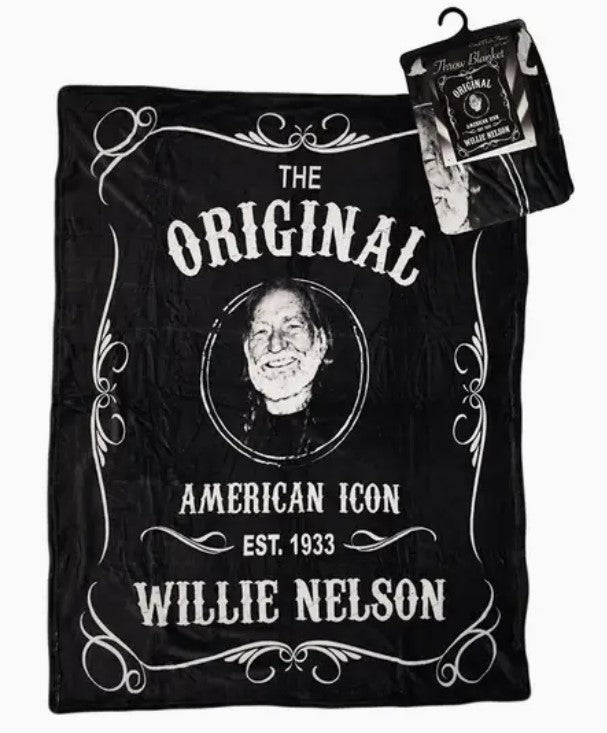 Willie Nelson American Icon Throw