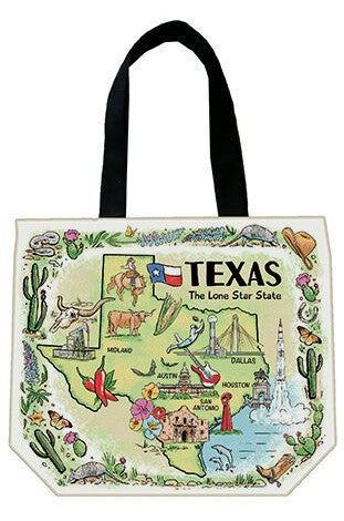 Art Studios Texas Icons Souvenir Canvas Bag