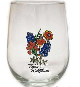 Wildflower Stemless Wine Glass
