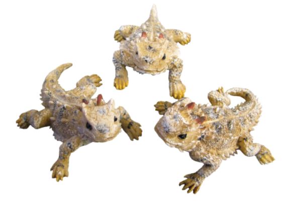 Mini Horned Toad Figure Set