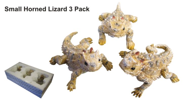 Mini Horned Toad Figure Set