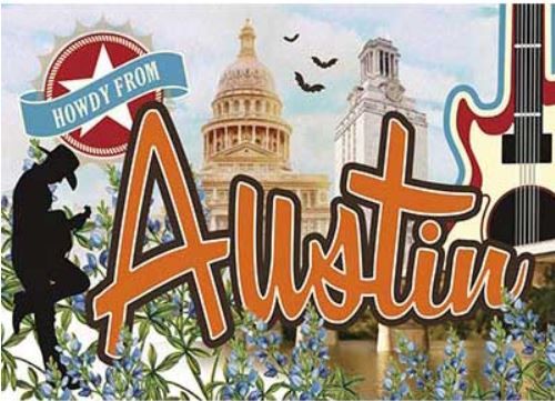 Vintage Austin Post Card