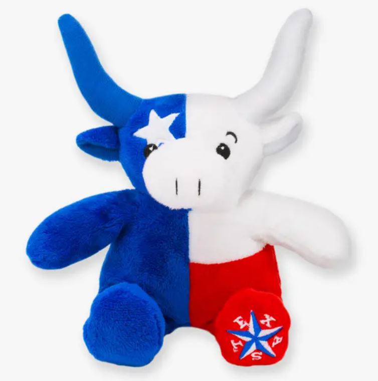 Texas Flag Longhorn Plush