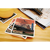 Austin - Texas Bats and Congress Avenue Bridge Coasters