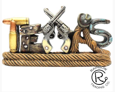 Texas with Rope Base and Gun