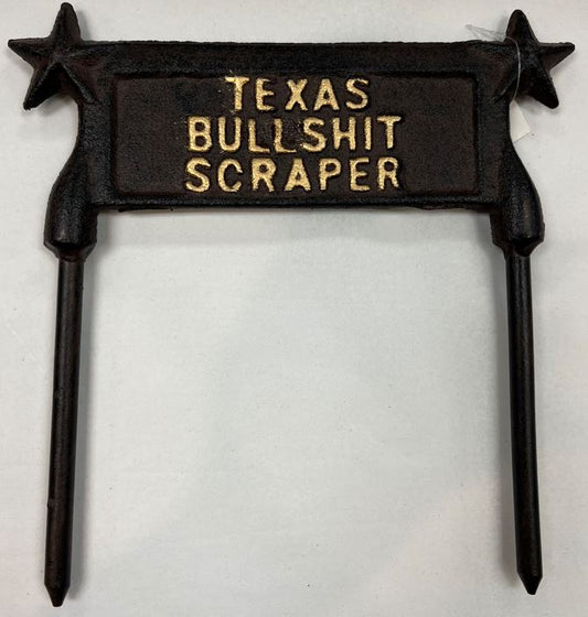 Texas Boot Scraper