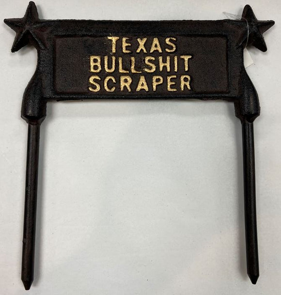 Texas Boot Scraper