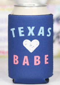 "Texas Babe" Koozie