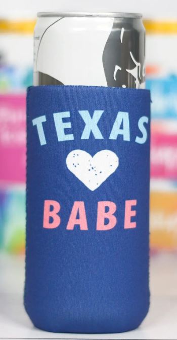 "Texas Babe" Slim Koozie