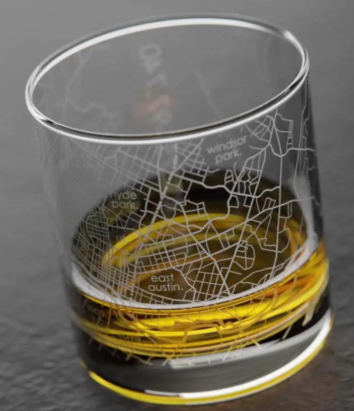 Austin Texas Whiskey Glass