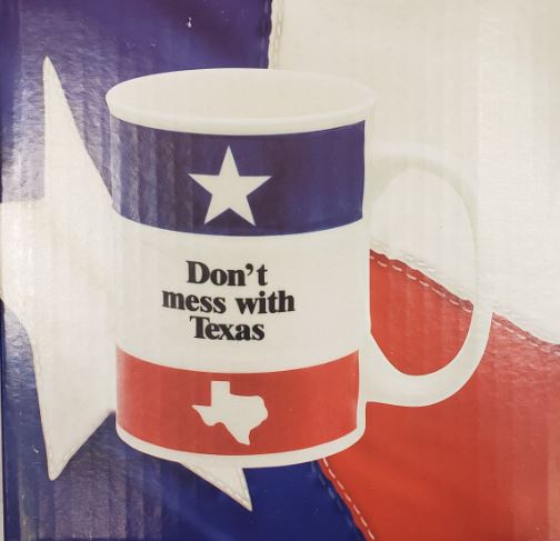 "Don't Mess With Texas" Barrel Mug