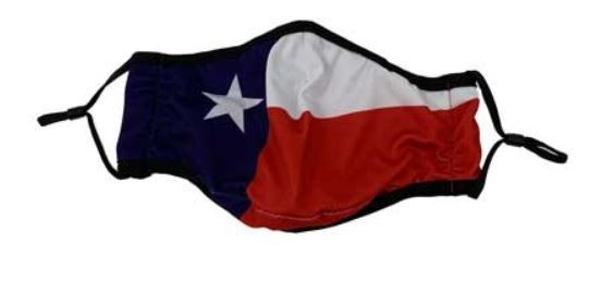 Texas Flag Mask