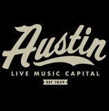 Austin Live Music Capital Black Tee