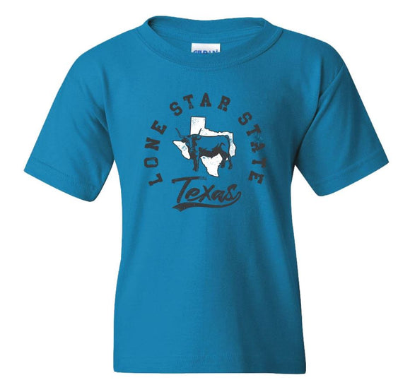 Youth Lone Star and Longhorn Tee