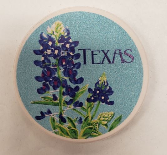 Texas Bluebonnet Car Coaster