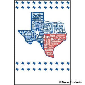 Texas Cities Towel
