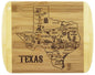 Slice of Texas Bamboo Cutting Board