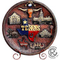 Texas Plates with City Images