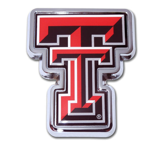 Texas Tech Red Chrome Emblem