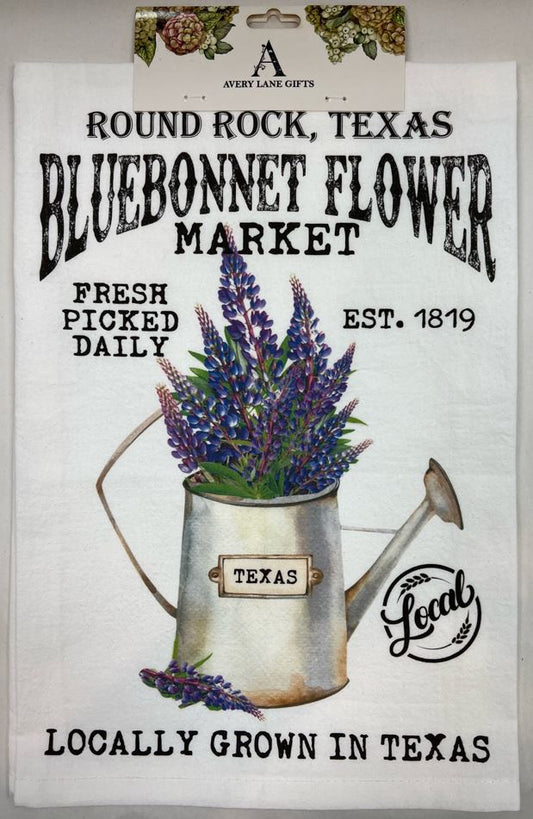 Texas Bluebonnet Kitchen Towel